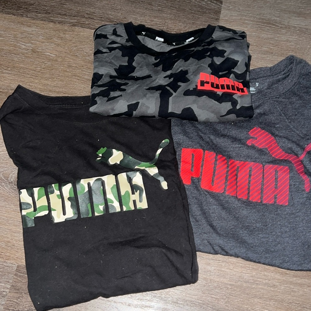 Mens PUMA short sleeve tee lot set of 3 GUC see details